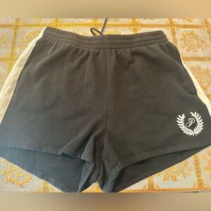 PINK Victoria's Secret Black and White Athletic Shorts